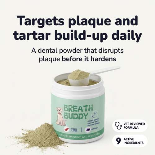 Breath Buddy™ — Dog Teeth Cleaning Powder