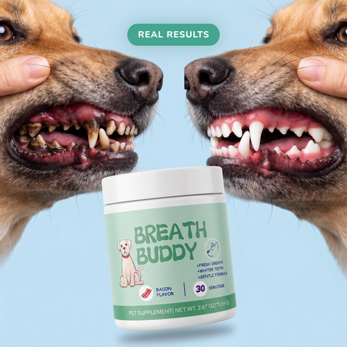 Breath Buddy™ — Dog Teeth Cleaning Powder
