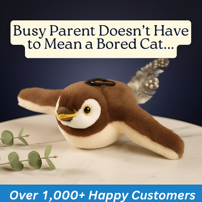 Rechargeable Flapping Bird Cat Toy